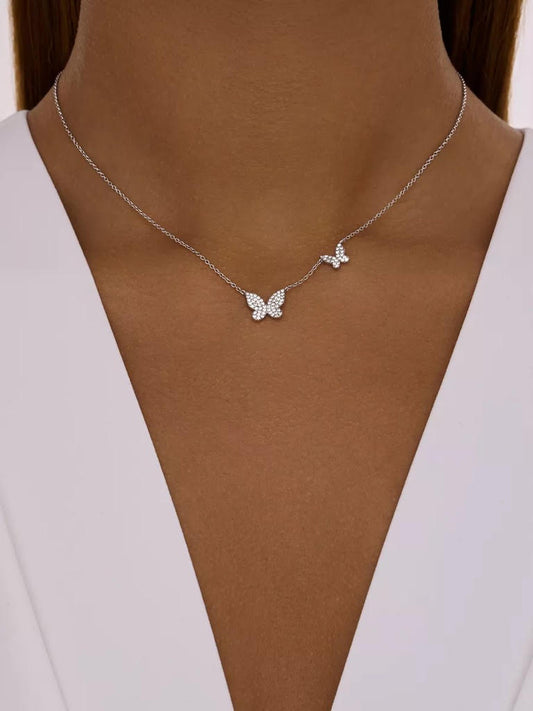 Lushyn Butterfly Charm Necklace