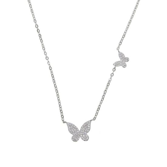 Lushyn Butterfly Charm Necklace